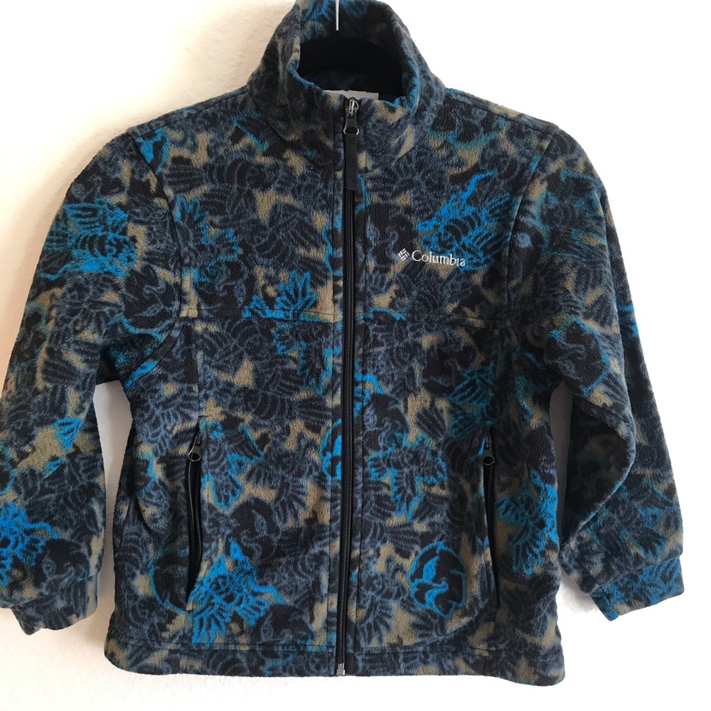 Boys Columbia Fleece Jacket Size small